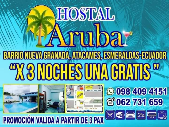 Hostal Aruba Atacames Ngoại thất bức ảnh